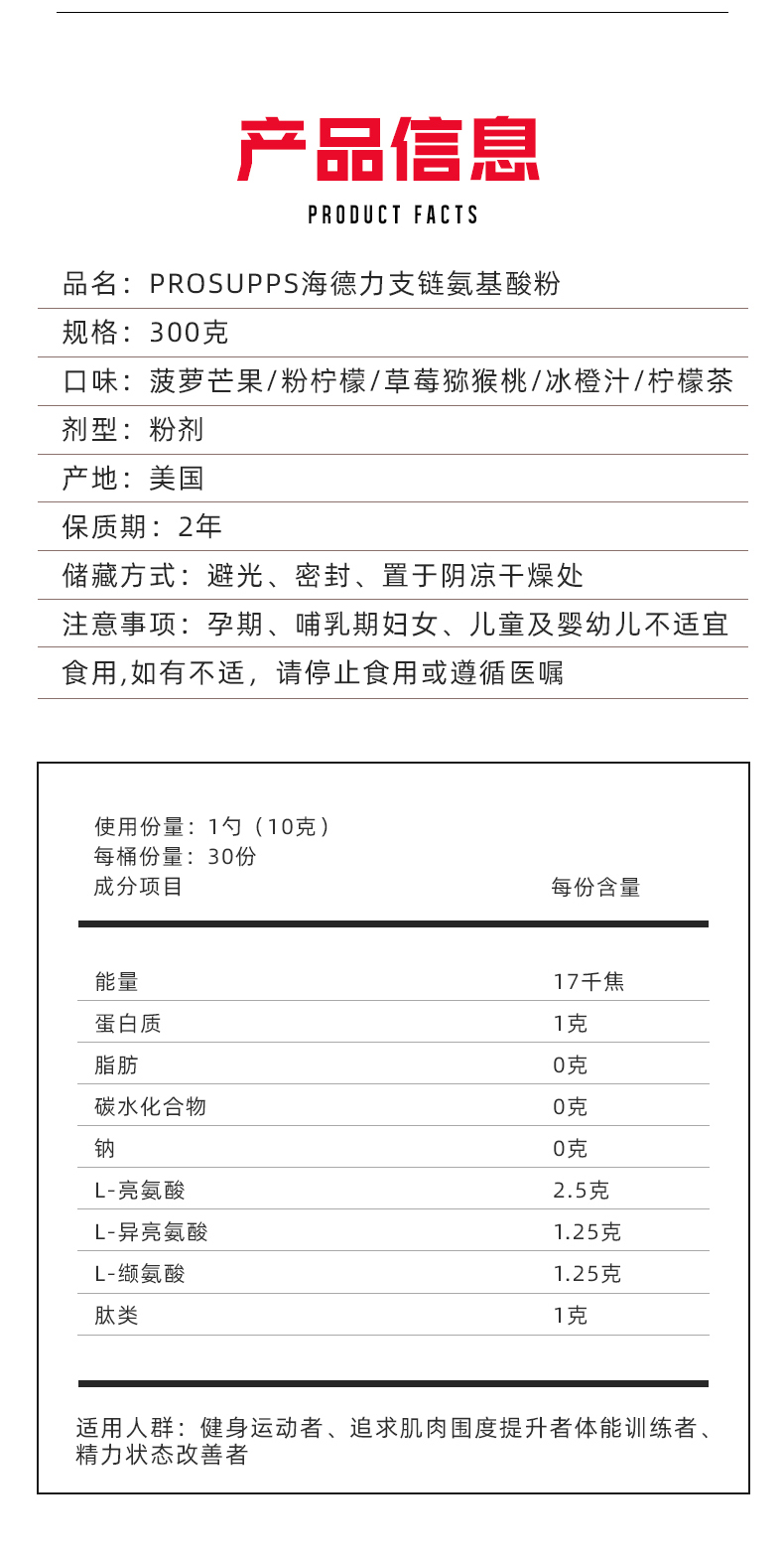 PS 海德力 支鏈氨基酸(圖1)